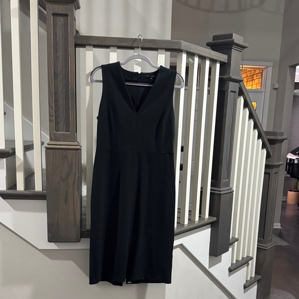 Banana Republic Elegant Black Midi Dress